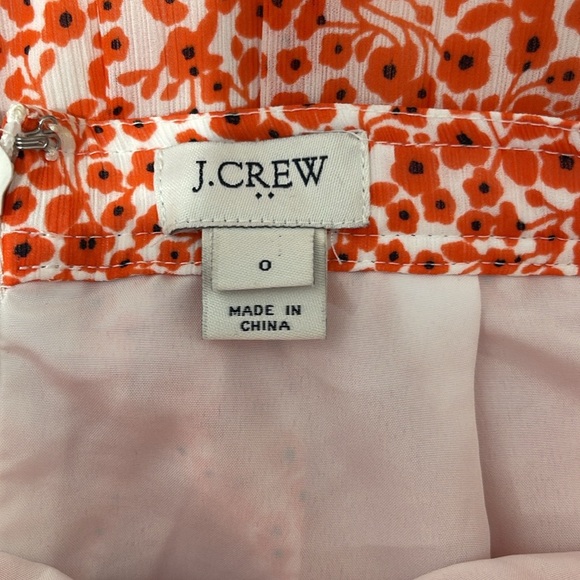 J. Crew Floral Print Lightweight Pleated Midi Skirt - Picture 2 of 7